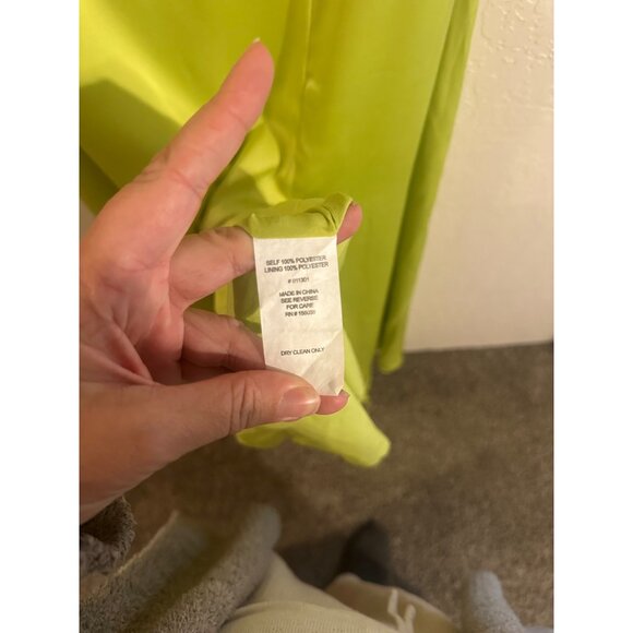 Birdy Grey Kira One Shoulder Satin High Slit Bridesmaid Dress - Picture 9 of 10